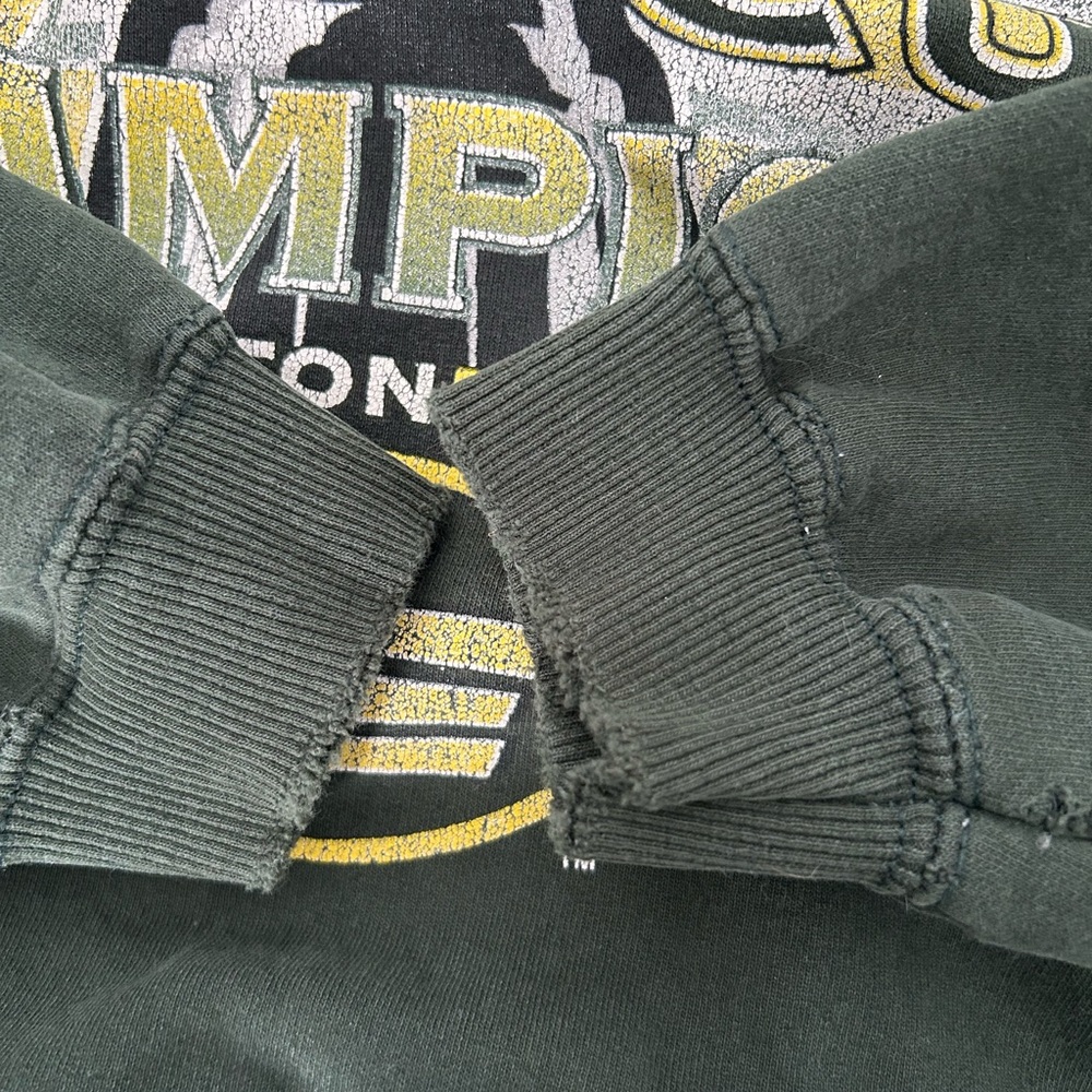 Vintage 2003 CFL Grey Cup Champions Graphic Crewneck Sweatshirt Edmonton Eskimos - Picture 5 of 5